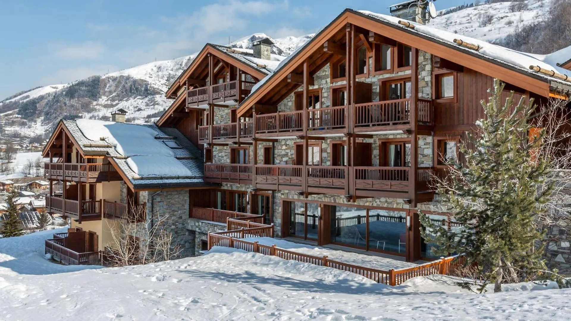 Location Luxe Avec Piscine, Spa, Parking Et Wifi - Fr-1-461-12 Saint-Martin-de-Belleville Lägenhet